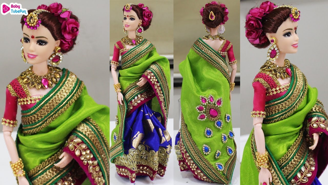 Barbie saree 2024 dress